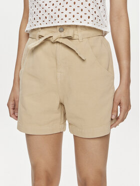 United Colors Of Benetton Шорти з тканини 4DUKD9019 Бежевий Regular Fit