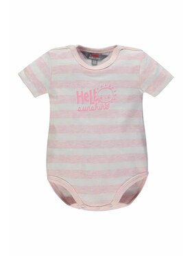Kanz Kanz Komplet body i śpiochy 1836713-8420 Różowy Basic Fit