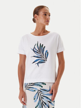 Tatuum Tatuum T-shirt Lali 5 T2509.112 Bijela Relaxed Fit