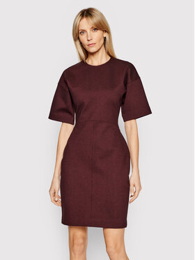 Victoria Victoria Beckham Victoria Victoria Beckham Trikotāžas kleita Ponti 2221JDR002477A Bordo Slim Fit