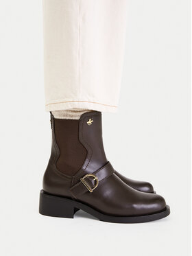 Beverly Hills Polo Club Beverly Hills Polo Club Kotníková obuv s elastickým prvkem CEO-WS6593-06 Tmavě hnědá