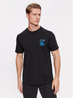 KARL LAGERFELD KARL LAGERFELD Tričko 240M2204 Čierna Regular Fit