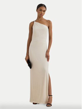 LAUREN RALPH LAUREN LAUREN RALPH LAUREN Sukienka wieczorowa 253751483020 Écru Slim Fit