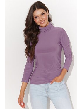 Numinou Numinou Bluzka NU460 Fioletowy Classic Fit
