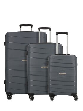 cocoono cocoono Komplet walizek 315312 Szary