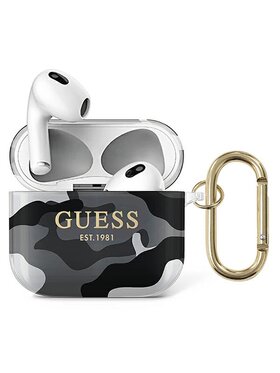 Guess Guess Etui na słuchawki AirPods 3 Czarny