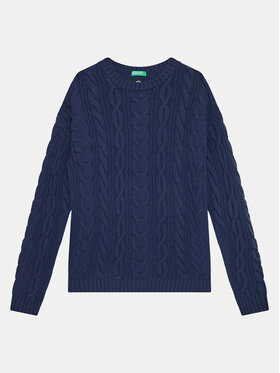 United Colors Of Benetton United Colors Of Benetton Светр 1344C107G Cиній Regular Fit