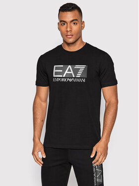 EA7 Emporio Armani EA7 Emporio Armani T-Shirt 6LPT62 PJ03Z 0200 Czarny Regular Fit