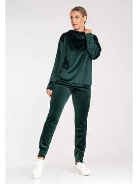 FIGL FIGL Mikina M745 Zelená Regular Fit