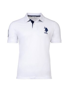 U.S. Polo Assn. U.S. Polo Assn. Polo 28712 Biały Comfort Fit