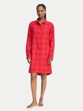HUGO HUGO Нічна сорочка Flannel Nighty 50570219 Червоний Relaxed Fit