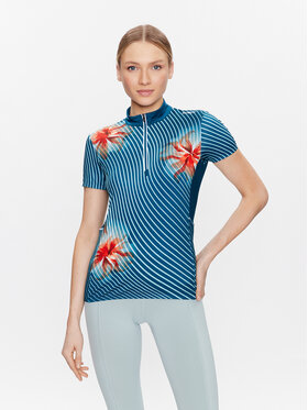 CMP CMP Велосипедна футболка 33N6296 Бірюзовий Regular Fit