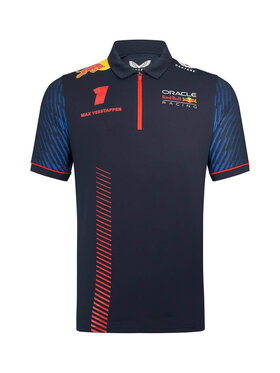 Red Bull Racing Red Bull Racing Polo Max Verstappen Granatowy Regular Fit