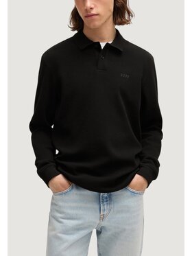 BOSS BOSS Polo Petempestolong 10262290 01 Nero Long Fit