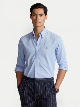 Polo Ralph Lauren Polo Ralph Lauren Cămașă 710932545001 Albastru celest Custom Fit