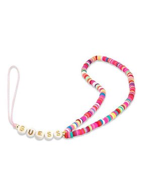 Guess Guess Zawieszka Heishi Beads Różowy