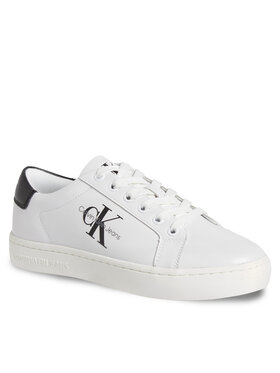 Calvin Klein Jeans Calvin Klein Jeans Sneakers Classic Cupsole Laceup Lth Wn YW0YW01269 Bianco