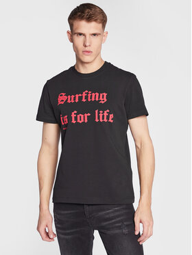 Rage Age Rage Age T-shirt Surfer Noir Regular Fit