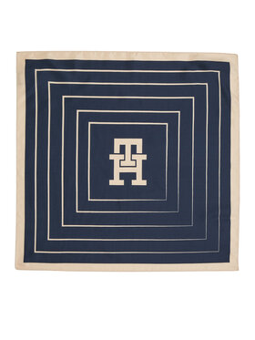 Tommy Hilfiger Tommy Hilfiger Tuch Monogram All Over Silk & Box AW0AW15807 Dunkelblau