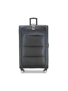 Semi Line Semi Line Среден текстилен куфар T5518-4 Черен