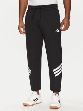 adidas adidas Долнище анцуг Future Icons 3-Stripes JD4889 Черен Loose Fit