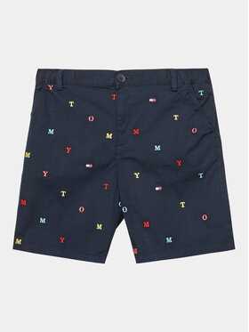 Tommy Hilfiger Tommy Hilfiger Bavlnené šortky KB0KB08125 D Tmavomodrá Regular Fit