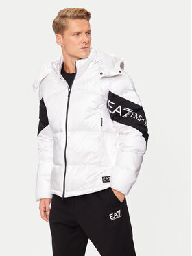 EA7 Emporio Armani EA7 Emporio Armani Vatovaná bunda 6DPB33 PNEOZ 1100 Biela Regular Fit