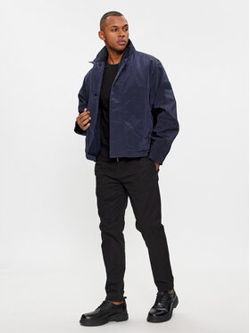 Calvin Klein Calvin Klein Μπουφάν μεταβατικό Crinkle 2.0 K10K112363 Σκούρο μπλε Relaxed Fit