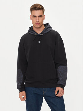 HUGO Hugo Majica dugih rukava Ditcheno 50516719 Crna Relaxed Fit