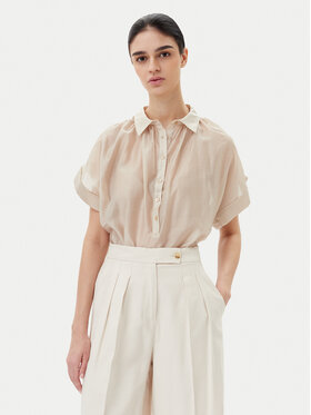 ViCOLO ViCOLO Bluză TD0342 Bej Relaxed Fit