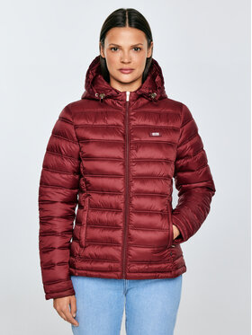 BIG STAR BIG STAR Kurtka zimowa AZEALA23 Bordowy Basic Fit