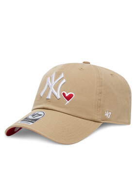 47 Brand 47 Brand Kšiltovka MLB New York Yankees Icon '47 CLEAN UP B-ICONC17GWS Khaki