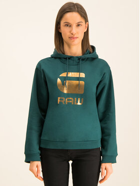 G-Star Raw G-Star Raw Світшот Graphic 21 D15964-A975-A915 Зелений Straight Fit
