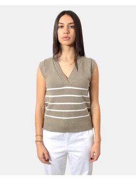 Max Mara Leisure Max Mara Leisure Γιλέκο 9936317743370 Μπεζ Regular Fit