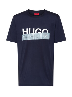 Hugo Majica Dicagolino U204 50436413 Mornarsko Modra Regular Fit