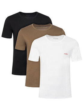 HUGO HUGO Set de tricouri﻿ Rn Triplet P 50532811 Negru Regular Fit