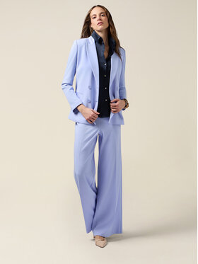 Oltre Oltre Pantaloni di tessuto P274J102440N004 Turchese Regular Fit