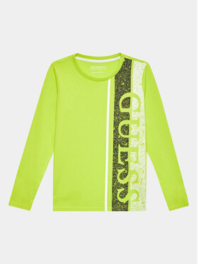 Guess Guess Blúz L3YI35 K8HM4 Zöld Regular Fit