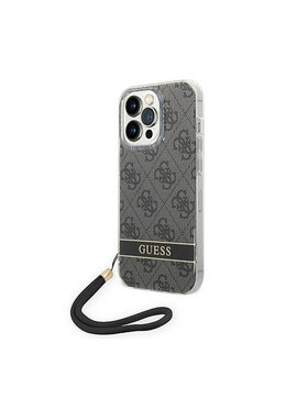 Guess Guess Etui na telefon 4G Print Cord Czarny