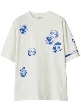 Burberry Burberry T-Shirt 8081394 Biały Regular Fit