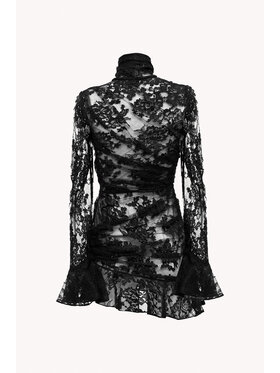 Epuzer Epuzer Sukienka wieczorowa Studio Lace Muse Czarny Standard Fit