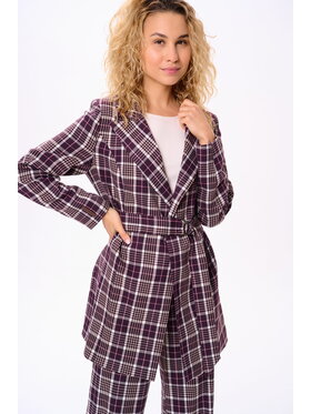 blue shadow blue shadow Marynarka Kanti Brązowy Regular Fit