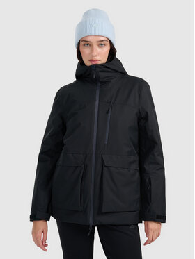 4F 4F Kurtka narciarska APRES SKI Czarny Regular Fit