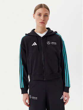 adidas adidas Felpa Mercedes - AMG Petronas Formula One Team DNA JV5436 Nero Loose Fit