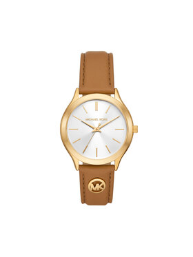Michael Kors Michael Kors Zegarek Slim Runway MK7543 Brązowy
