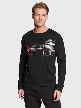 Boss Boss Longsleeve Togn 2 50483770 Czarny Regular Fit