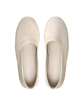 Calvin Klein Espadrile Mono HW0HW01456 Écru