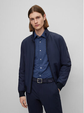 Boss Boss Bomber striukė P-Cordovan 50493682 Tamsiai mėlyna Regular Fit
