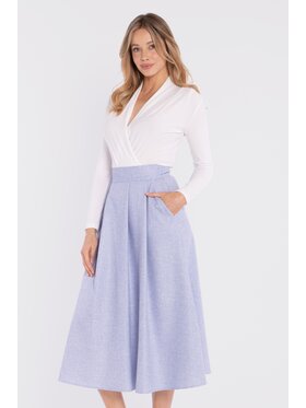 Stylove Stylove Gonna midi S430 Blu A-Line Fit