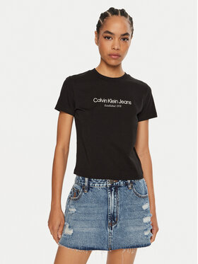 Calvin Klein Jeans Calvin Klein Jeans Футболка J20J224914 Чорний Regular Fit